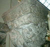 A "capital" on top of a twisted column from Coulombs