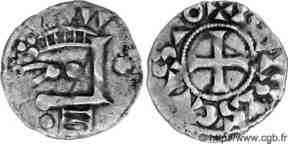 Denier of Theobald III, c. 1050-90